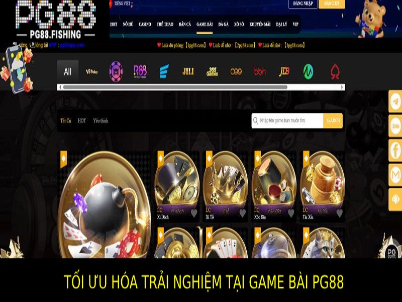 Game Bài PG88 - Cá Cược Hấp Dẫn Với Cơ Hội Thắng Lớn Tối Ưu Hóa Trải Nghiệm Người Dùng Khi Chơi Game Bài PG88