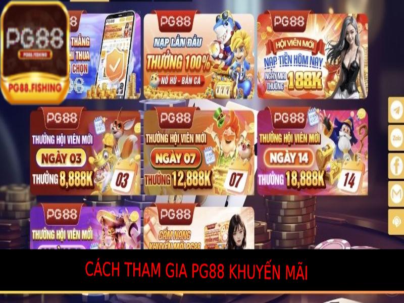 Pg88 Khuyến Mãi – Cập Nhật Các Ưu Đãi Hấp Dẫn Nhất 2024 Cách Tham Gia Chương Trình Khuyến Mãi Tại Pg88